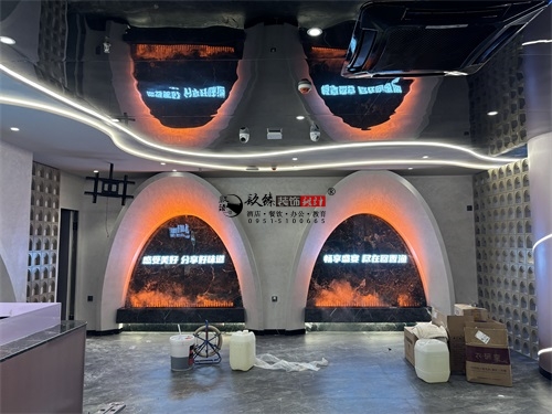 泾源自助餐厅装修设计项目|镹臻设计